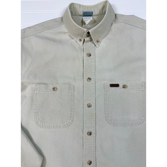 Carhartt Heavyweight Canvas Work Shirt Relaxed Fit Button Front - READ FLAWS - Picture 14 of 16